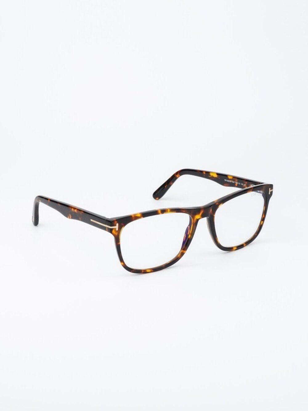 Tom Ford Women Eyeglasses Havana Square FT5662-B 056 NEW AUTHENTIC